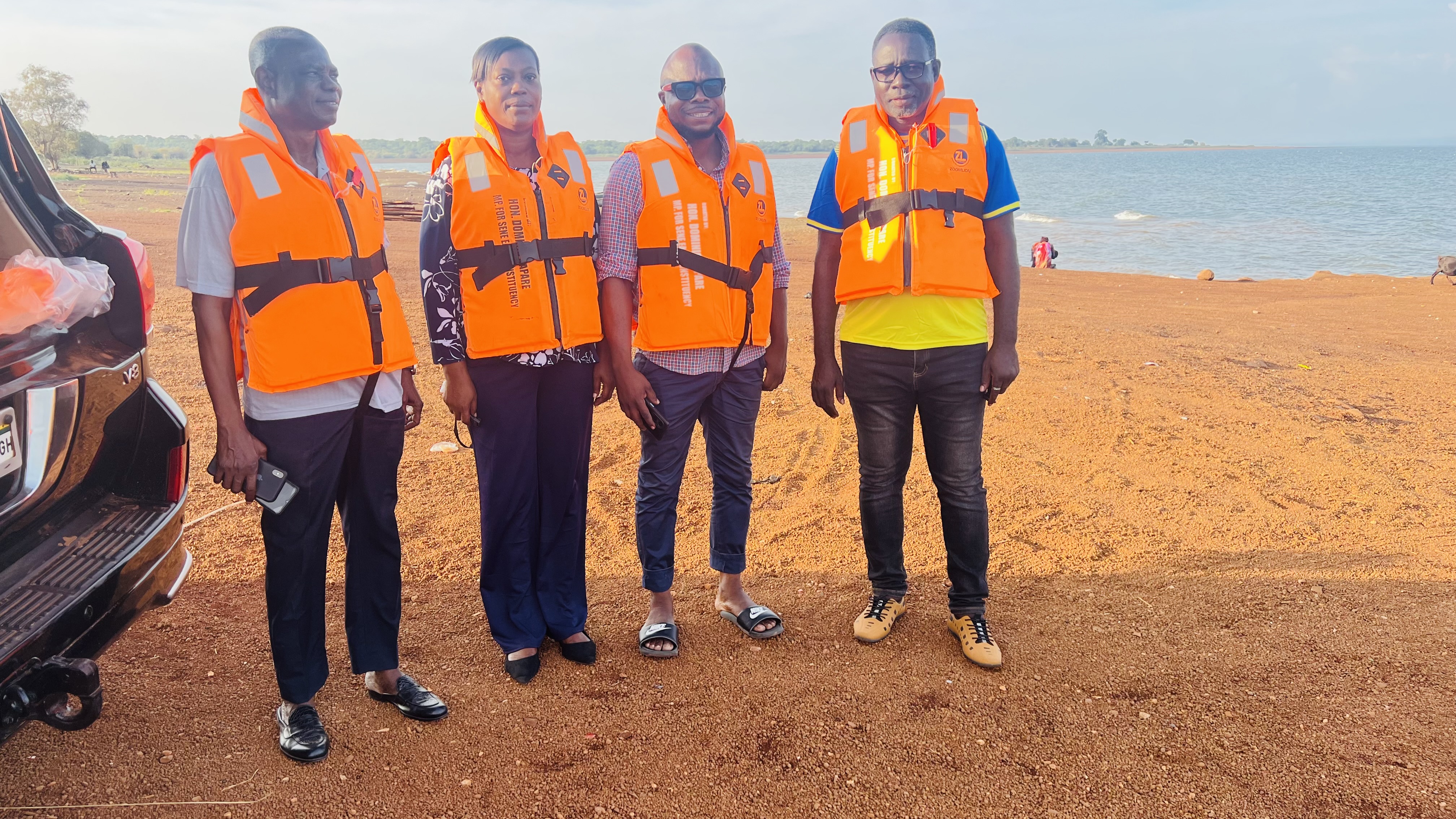 Business siting trip on the Volta Lake