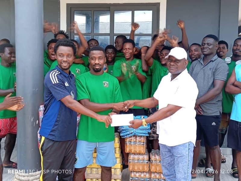 Donation to football Teams